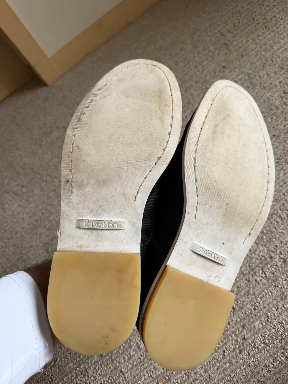 Calvin Klein Black Slip-On Chukka Boots